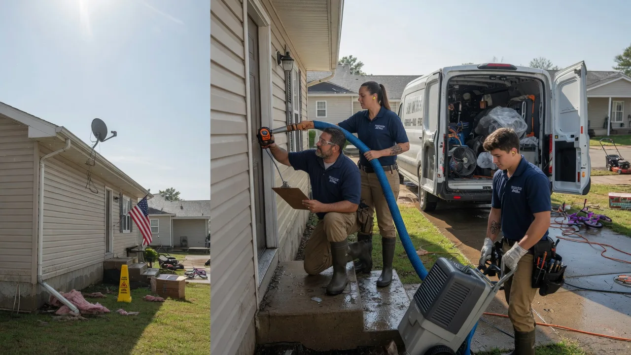 Ceiling Water Damage Restoration in Henderson, WV near me